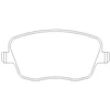 Image de Jeu De Plaquettes De Frein 2358101 Textar Textar 2358101 Seat;Skoda;Volkswagen