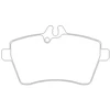 Image de Jeu De Plaquettes De Frein 2407701 Textar Textar 2407701 Mercedes-Benz