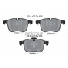 Image de Jeu De Plaquettes De Frein 2022401 Textar Textar 2022401 Cadillac;Opel;Saab;Vauxhall