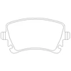 Image de Jeu De Plaquettes De Frein 2332602 Textar Textar 2332602 Volkswagen