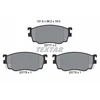 Image de Kit De Plaquettes De Frein, Frein À Disque 2377701 Textar Textar 2377701 Isuzu;Mazda