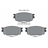 Image de Kit De Plaquettes De Frein, Frein À Disque 2424601 Textar Textar 2424601 Mazda