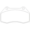 Image de Jeu De Plaquettes De Frein 2416201 Textar Textar 2416201 Alpine;Renault