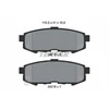 Image de Kit De Plaquettes De Frein, Frein À Disque 2421501 Textar Textar 2421501 Mazda
