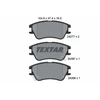 Image de Kit De Plaquettes De Frein, Frein À Disque 2427701 Textar Textar 2427701 Hyundai