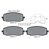 Image de Kit De Plaquettes De Frein, Frein À Disque Q+ 2427501 Textar Textar 2427501 Hyundai;Kia