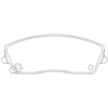 Image de Jeu De Plaquettes De Frein 2416601 Textar Textar 2416601 Dodge;Lancia
