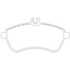 Image de Jeu De Plaquettes De Frein 2430601 Textar Textar 2430601 Mercedes-Benz