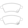Image de Jeu De Plaquettes De Frein 2439101 Textar Textar 2439101 Fiat;Suzuki