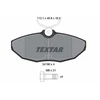 Image de Kit De Plaquettes De Frein, Frein À Disque 2419001 Textar Textar 2419001 Jaguar