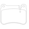 Image de Jeu De Plaquettes De Frein 2394501 Textar Textar 2394501 Mercedes-Benz