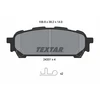 Image de Kit De Plaquettes De Frein, Frein À Disque 2433101 Textar Textar 2433101 Subaru