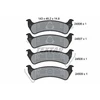 Image de Kit De Plaquettes De Frein, Frein À Disque 2450601 Textar Textar 2450601 Jeep
