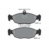 Image de Kit De Plaquettes De Frein, Frein À Disque Q+ 2448701 Textar Textar 2448701 Aston Martin;Daimler;Jaguar