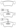 Image de Jeu De Plaquettes De Frein 2436701 Textar Textar 2436701 Volkswagen