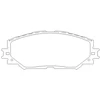 Image de Jeu De Plaquettes De Frein 2433601 Textar Textar 2433601 Lexus;Subaru;Toyota