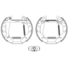Image de Jeu De Mâchoires De Frein Textar 84044700 Audi;Seat;Skoda;Volkswagen