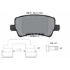 Image de Kit De Plaquettes De Frein, Frein À Disque 2449601 Textar Textar 2449601 Land Rover;Volvo