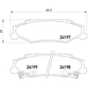 Image de Kit De Plaquettes De Frein, Frein À Disque 2419701 Textar Textar 2419701 Cadillac;Chevrolet