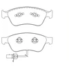 Image de Jeu De Plaquettes De Frein 2389601 Textar Textar 2389601 Audi;Volkswagen