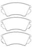 Image de Jeu De Plaquettes De Frein 2441201 Textar Textar 2441201 Chevrolet;Mg;Opel;Saab;Vauxhall