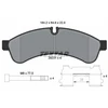 Image de Kit De Plaquettes De Frein, Frein À Disque Q+ 2923101 Textar Textar 2923101 Iveco