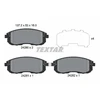 Image de Kit De Plaquettes De Frein, Frein À Disque 2428001 Textar Textar 2428001 Fiat;Nissan;Suzuki