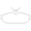 Image de Kit De Plaquettes De Frein, Frein À Disque 2451401 Textar Textar 2451401 Ford Usa