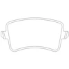 Image de Jeu De Plaquettes De Frein 2460601 Textar Textar 2460601 Audi