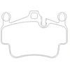 Image de Jeu De Plaquettes De Frein 2404901 Textar Textar 2404901 Porsche