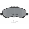 Image de Kit De Plaquettes De Frein, Frein À Disque 2358403 Textar Textar 2358403 Chrysler;Dodge;Jeep;Lancia