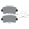 Image de Kit De Plaquettes De Frein, Frein À Disque Q+ 2442101 Textar Textar 2442101 Chevrolet;Opel;Saab;Vauxhall