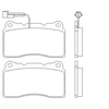 Image de Jeu De Plaquettes De Frein 2375701 Textar Textar 2375701 Alfa Romeo;Lancia;Maserati