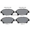 Image de Kit De Plaquettes De Frein, Frein À Disque 2477801 Textar Textar 2477801 Aston Martin;Toyota