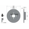 Image de Disque De Frein Textar 92061103 Abarth;Alfa Romeo;Fiat;Ford;Lancia