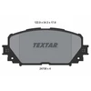 Image de Kit De Plaquettes De Frein, Frein À Disque 2470801 Textar Textar 2470801 Daihatsu;Toyota