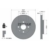 Image de Disque De Frein Textar 92141903 Citroen;Jac;Peugeot;Toyota
