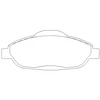 Image de Jeu De Plaquettes De Frein 2466001 Textar Textar 2466001 Peugeot