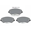 Image de Kit De Plaquettes De Frein, Frein À Disque 2363801 Textar Textar 2363801 Chrysler;Dodge;Jeep