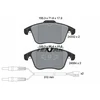 Image de Kit De Plaquettes De Frein, Frein À Disque Q+ 2433201 Textar Textar 2433201 Citroen;Peugeot