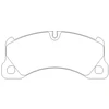 Image de Jeu De Plaquettes De Frein 2455301 Textar Textar 2455301 Porsche;Volkswagen