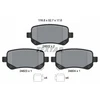 Image de Kit De Plaquettes De Frein, Frein À Disque 2482201 Textar Textar 2482201 Chrysler;Dodge;Fiat;Volkswagen