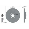 Image de Disque De Frein Textar 92129503 Citroen;Peugeot