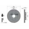 Image de Disque De Frein Textar 92100403 Mitsubishi;Volvo