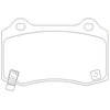 Image de Jeu De Plaquettes De Frein 2407601 Textar Textar 2407601 Chevrolet;Chrysler;Dodge;Jeep;Tesla