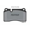 Image de Kit De Plaquettes De Frein, Frein À Disque 2409803 Textar Textar 2409803 Aston Martin;Nio