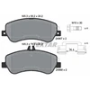 Image de Kit De Plaquettes De Frein, Frein À Disque 2486701 Textar Textar 2486701 Mercedes-Benz