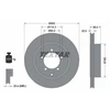 Image de Disque De Frein Textar 92170603 Mitsubishi