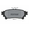 Image de Kit De Plaquettes De Frein, Frein À Disque 2491801 Textar Textar 2491801 Lexus;Toyota