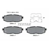 Image de Kit De Plaquettes De Frein, Frein À Disque 2485401 Textar Textar 2485401 Subaru;Toyota